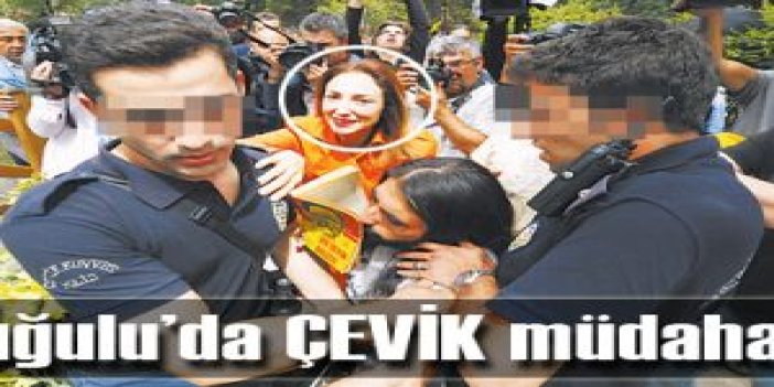 Kuğulu’da ÇEVİK müdahale