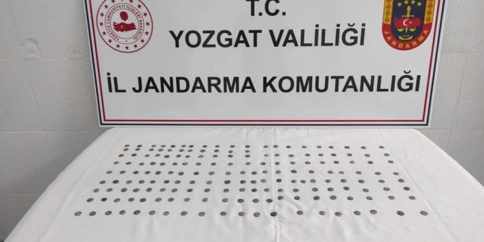 Yozgat’ta 176 sikke ele geçirildi