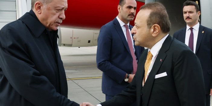 Erdoğan'ı Egemen Bağış karşıladı