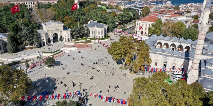 Beyazıt Meydanı müthiş oldu. Mutlaka görmelisiniz