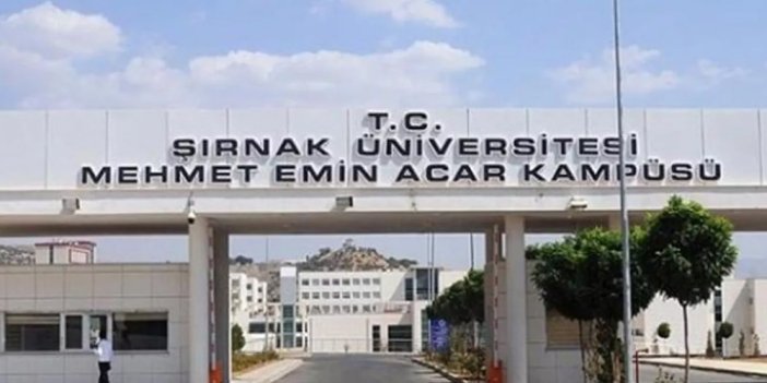 Şırnak Üniversitesi 7 Öğretim Üyesi alacağını duyurdu