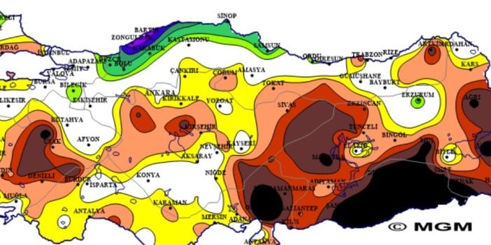 2 bölgede kırmızı alarm. Yağış yüzde 87 azaldı