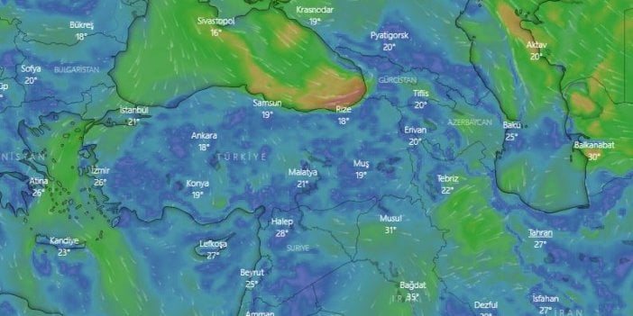 Karadeniz'i fırtına vuracak 2 ilimize yağmur kabusu yatacak