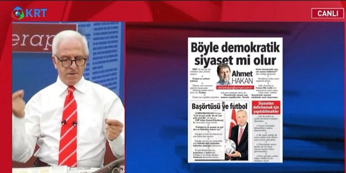 Canlı yayında verdi coşkuyu. Zafer Arapkirli, Ahmet Hakan'ı çiftetelli ile uğurladı