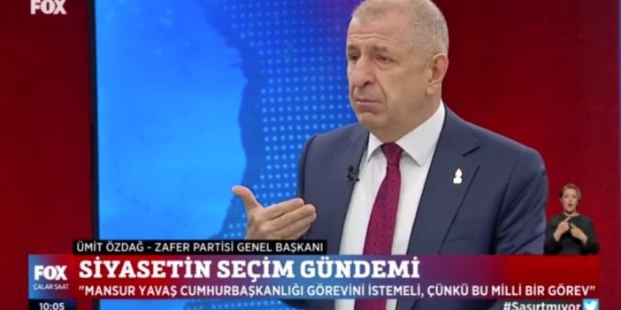 Ümit Özdağ AKP'ye katılan Mehmet Ali Çelebi'nin kendisine Zafer Partisi'ne geleceğini söylediğini iddia etti