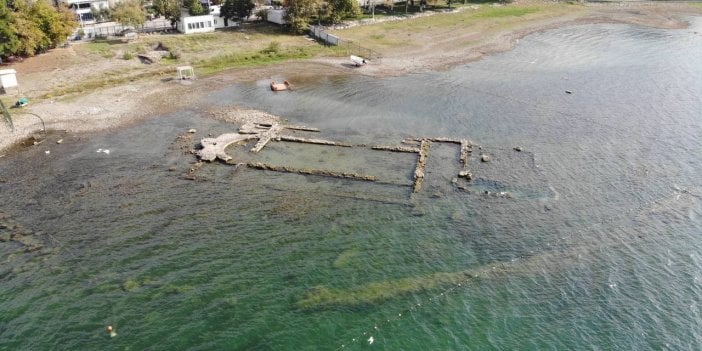 Sular çekilince gün yüzüne çıktı. Tam 1500 yıllık