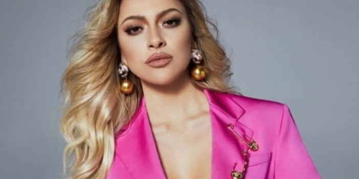 Hadise'den ayrılığın şerefine göğüs dekolteli poz