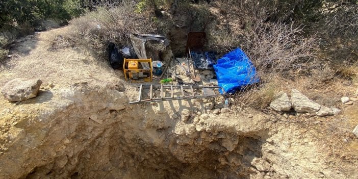 Çanakkale’de sit alanında izinsiz kazı yapan şahıslara suçüstü