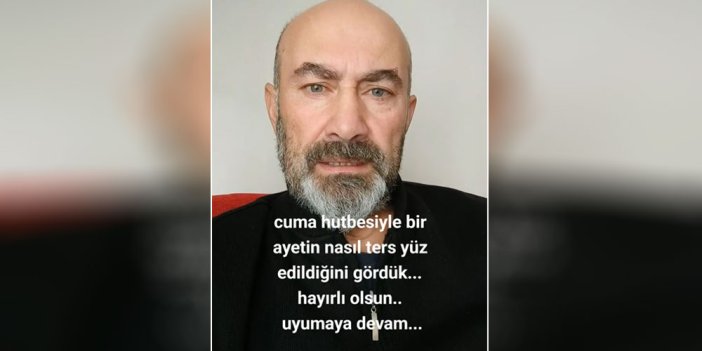 Diyanet 'devlet malı' konulu Cuma Hutbesi'ni esnafları kastederek okudu, vatandaş çektiği videoyla isyan etti