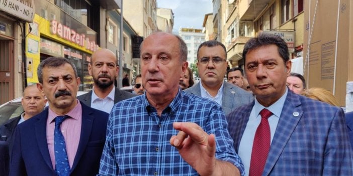 Muharrem İnce'den Erdoğan'a destek