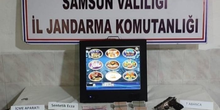 Samsun'da kumar baskını