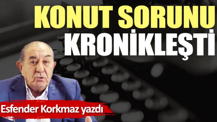 Konut sorunu kronikleşti