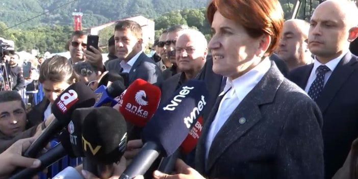 Maden faciasının yaşandığı Bartın'a gelen Meral Akşener'den açıklama