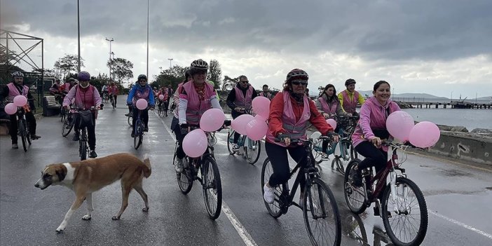 Kadınlar meme kanseri için pedal bastı