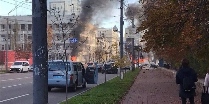 Ukrayna'nın başkenti Kiev'de patlama sesleri duyuldu