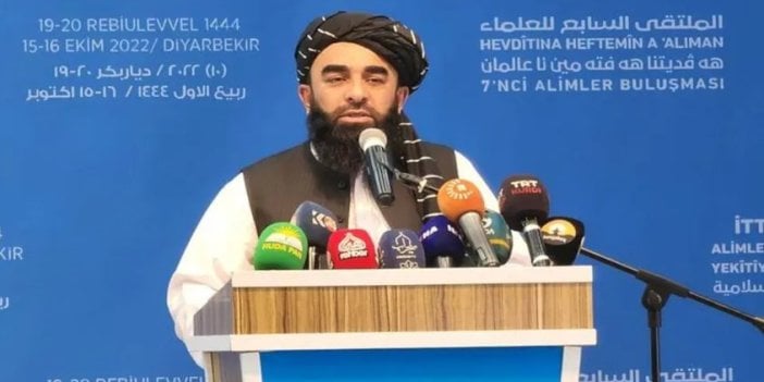 İktidarın Afganistan'da desteklediği Taliban'ın temsilcisi Diyarbakır'a geldi ''Kürdistan'' istedi