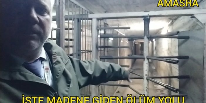 Tv100 muhabiri Burak Ersemiz ölüm yoluna girdi. İşte Amasra'da madencilerin ölüme giden yolu. Kahrolacaksınız