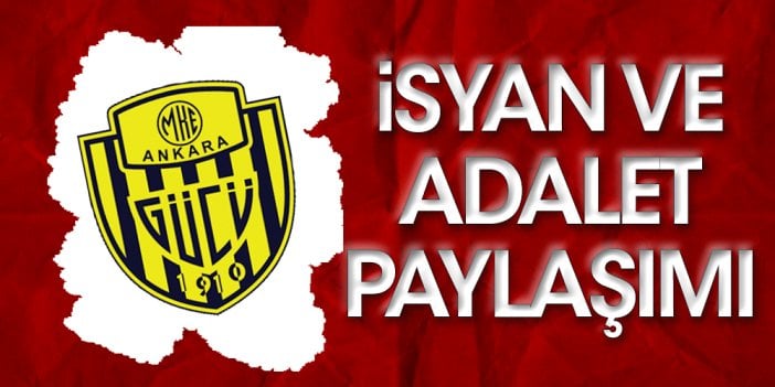 Ankaragücü'nden Fenerbahçe maçı sonrası adalet isyanı