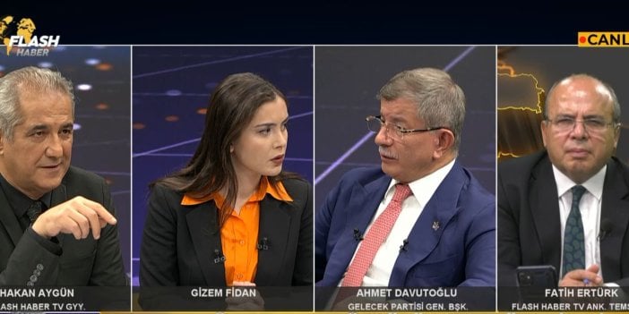 Davutoğlu Flash Haber TV canlı yayınında açıkladı. Erdoğan bana 2 haftadır randevu vermiyor!