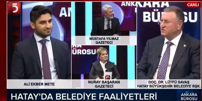 CHP'li başkan AKP'li üst düzey isimden gelen teklifi açıkladı. Canlı yayında bomba iddia