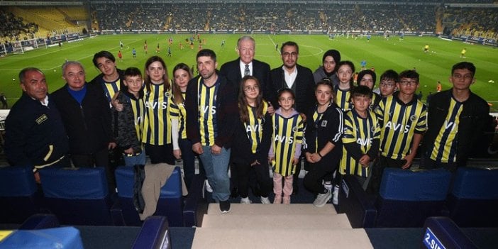 Fenerbahçe tribününün önemli konukları: Madencilerin çocukları