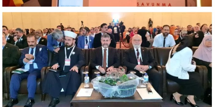 Bakan Nebati SADAT'ın başkent İstanbul resmi dil Arapça projesinde konuşma yapıp ödül almış