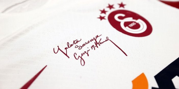 Galatasaray'dan Karagümrük maçına özel forma: Ata'nın imzası var