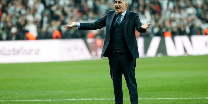 Şenol Güneş İnönü'de tribünlere 3'lü çektirdi