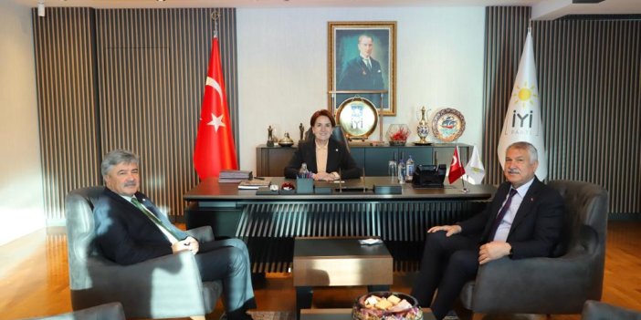 Akşener Adana Büyükşehir Belediye Başkanı Zeydan Karalar ile görüştü