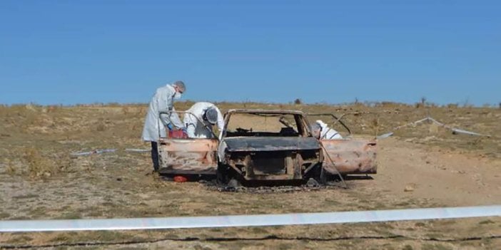 Afyonkarahisar'da vahşet! Yanmış otomobilde iki ceset çıktı