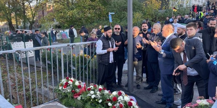 İYİ Parti Almanya ailesi Mevlüde Genç'in cenaze törenine katıldı