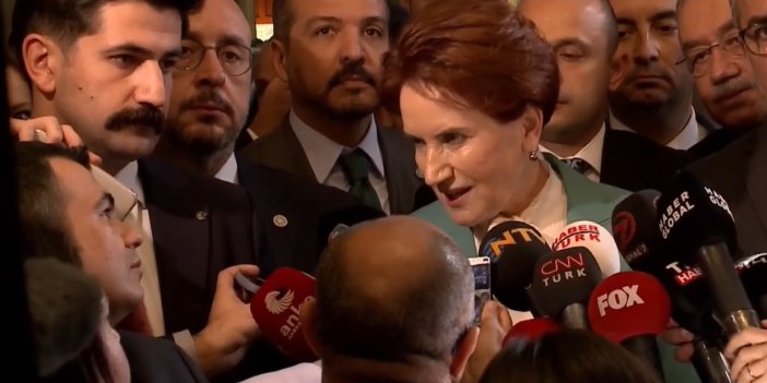 Meral Akşener A Haber muhabirinin gözlerinin içine baka baka bakın ne söyledi