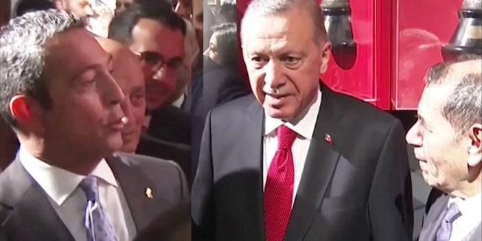 Fenerbahçe Başkanı Ali Koç'tan Cumhurbaşkanı Erdoğan'ın yanında Dursun Özbek'e olay gönderme