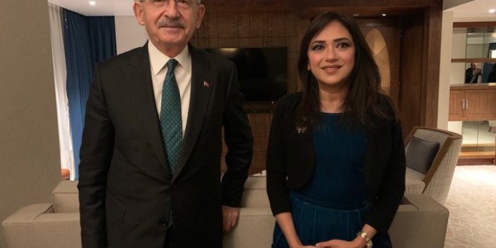 Kemal Kılıçdaroğlu eski Taraf yazarı Amberin Zaman ile bir araya geldi 