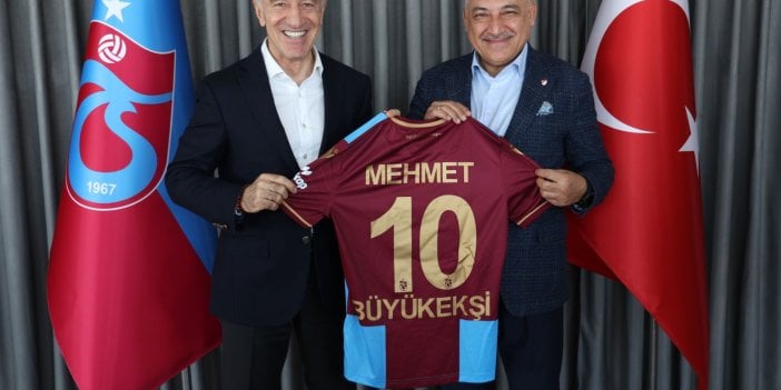 Büyükekşi Trabzonspor'da: 10 numaralı formayı aldı