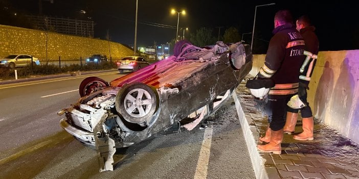 50 metre takla attı burnu bile kanamadı