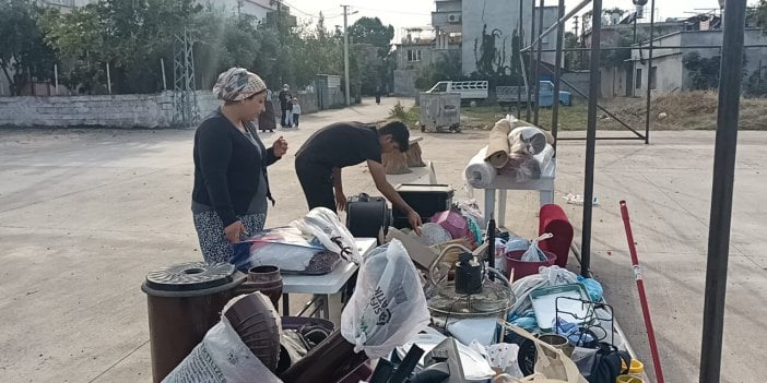 Evden çıkartılan aile parka yerleşti. Fahiş kira zammını karşılayamadılar