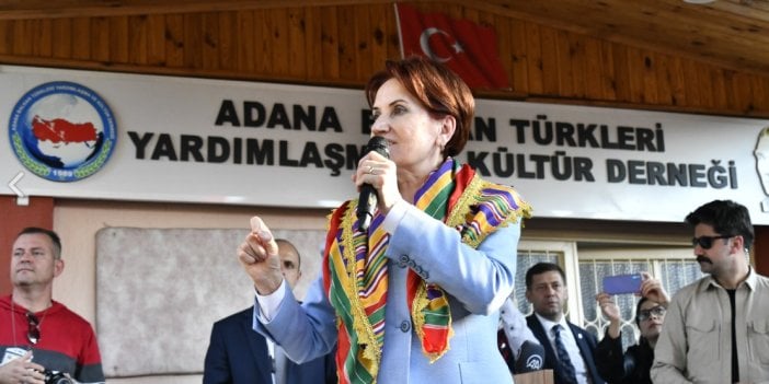 İYİ Parti lideri Akşener: Bizi Suriye'den gelen sığınmacılarla bir tutmaya kalkışanların elini kırarım