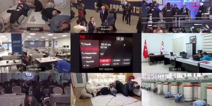 81 ilde eş zamanlı deprem tatbikatı yapıldı. Herkese aynı mesajı gönderdiler