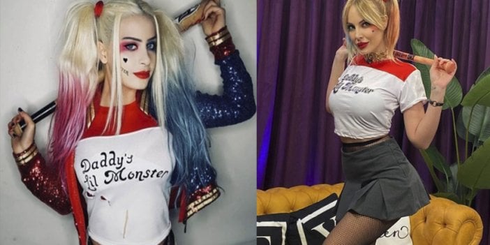 Kurgusal karakter Harley Quinn olan Hande Sarıoğlu: Spikerlikten deliliğe...