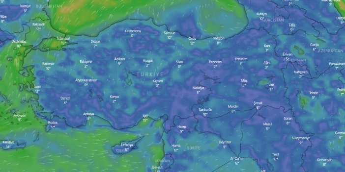 Meteoroloji uyardı. Kar ve sağanak hızla geliyor