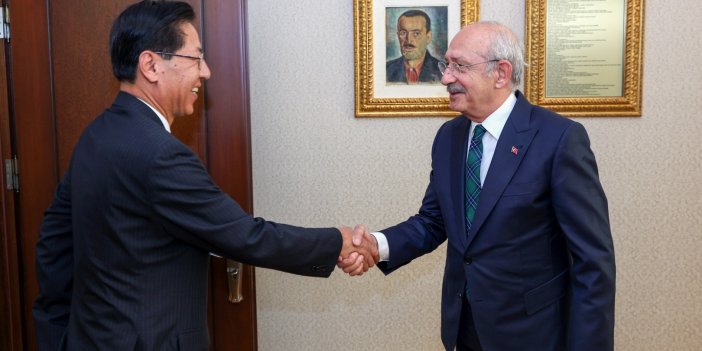 Kılıçdaroğlu, Çin Büyükelçisi Liu Shaobin'i kabul etti