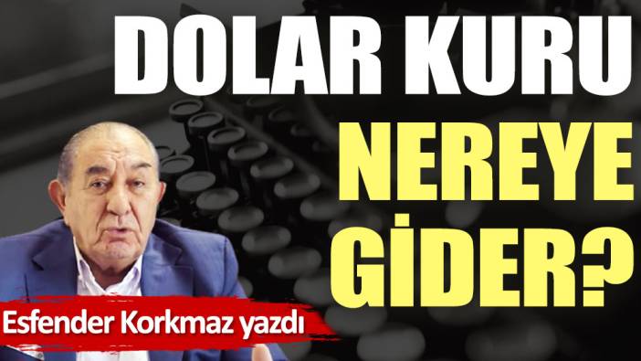 Dolar kuru nereye gider?