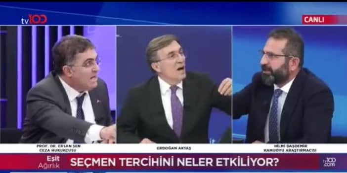 Ersan Şen HDP görüşmeyi gündeme getirince AKP'li yorumcu ne yapacağını şaşırdı