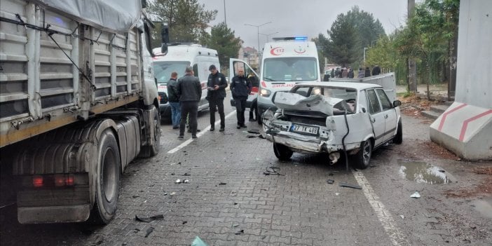 Adıyaman'da zincirleme kaza: 3 yaralı