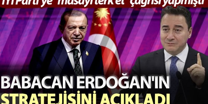 Babacan, Erdoğan'ın stratejisini açıkladı! İYİ Parti’ye ''masayı terk et'' çağrısı yapmıştı