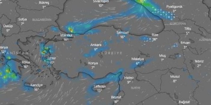 Meteoroloji'den 6 ile sarı 2 ile turuncu kodlu uyarı. Şiddetli sağanak ve fırtına var