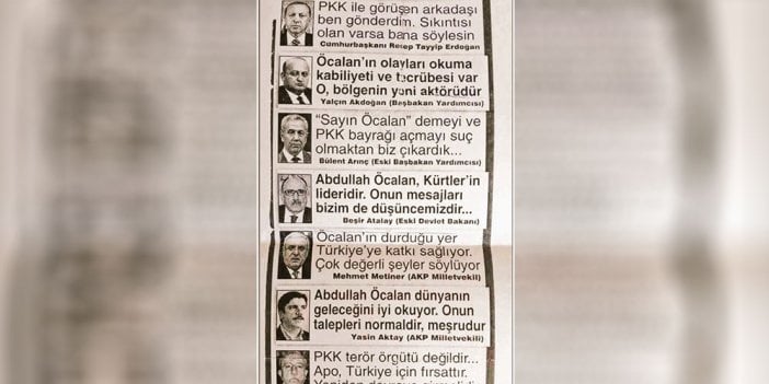 AKP'lilerin terörist Apo'ya övgü sözleri yeniden gündem oldu