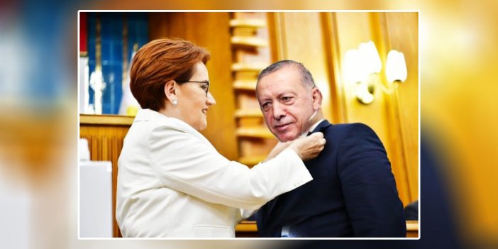 İYİ Parti'ye ''Masadan kalk'' diyen Erdoğan'a, Akşener'e rozet taktırdılar