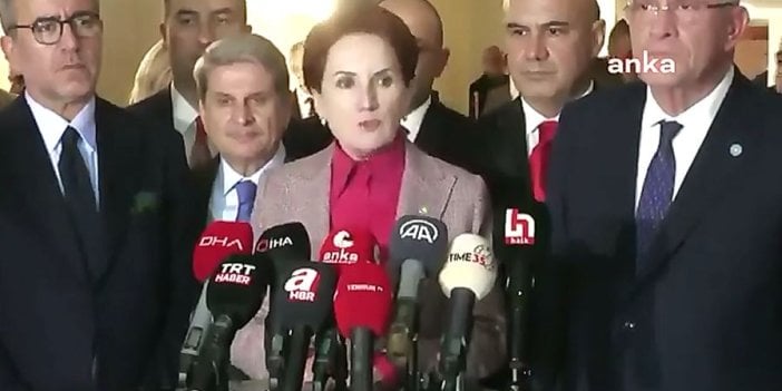 Turhan Çömez Meral Akşener’in açıklamalarını paylaştı